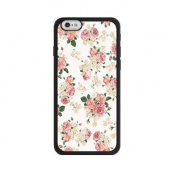 Růžové květy obal iPhone 6